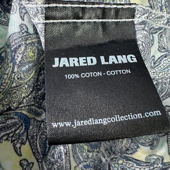 Jared Lang Paisley Shirt Mens 3XL XXXL Multicolor Cotton Button Up Long Sleeve - Picture 7 of 10
